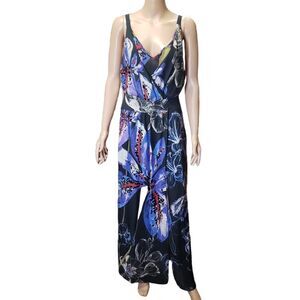 Leifsdottir Watercolor Floral Wrap Maxi Dress